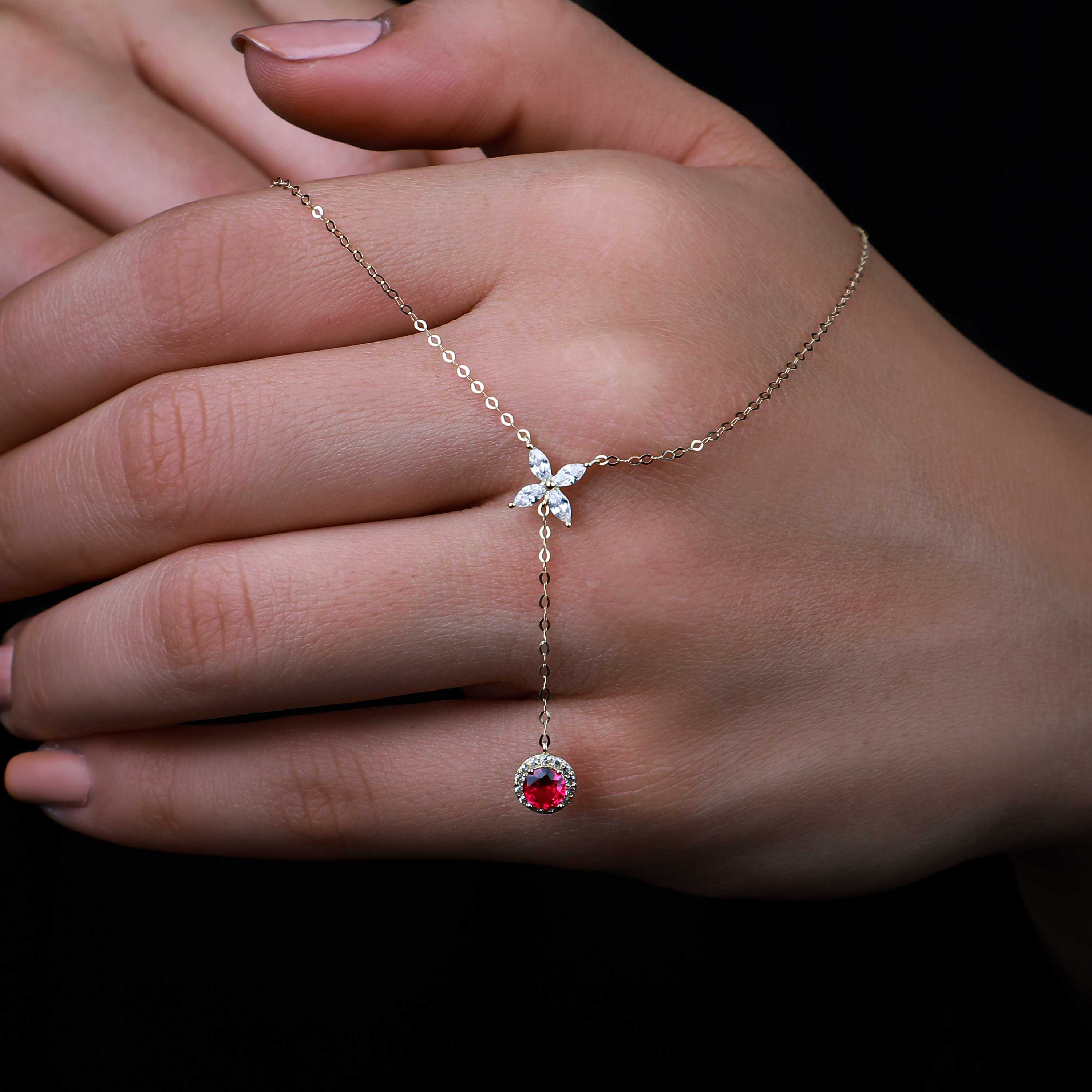 18 karat gold choker, made in Turkey - (H-0876)